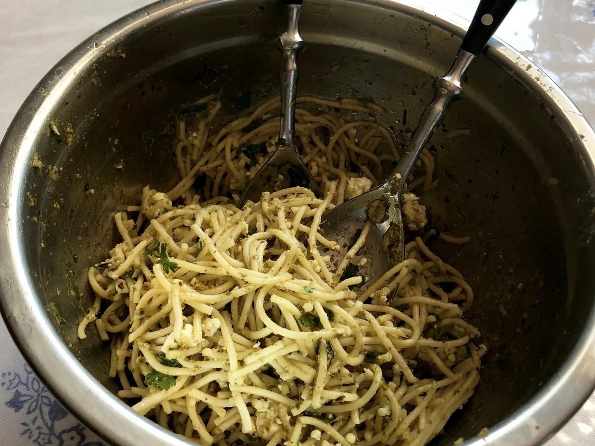 Nudelsalat Pesto à la Mama - Rezept - Bild Nr. 6083