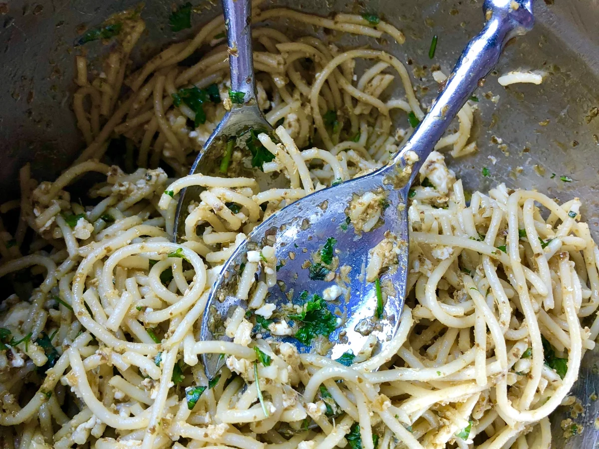Nudelsalat Pesto à la Mama - Rezept - Bild Nr. 6084