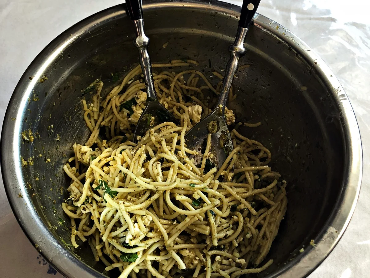 Nudelsalat Pesto à la Mama - Rezept - Bild Nr. 6085