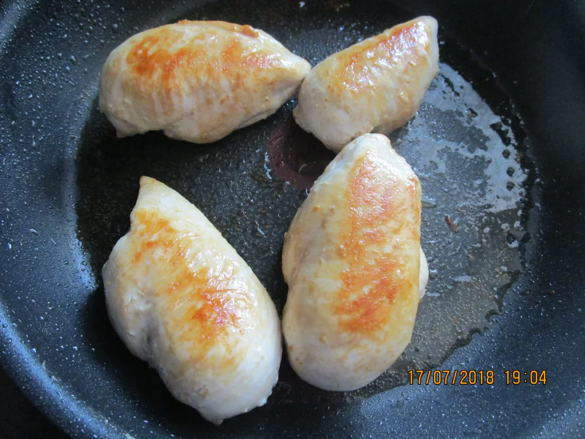 Auflauf: Zucchini mit Hähnchen und Senfsahnesauce - Rezept - Bild Nr. 6102