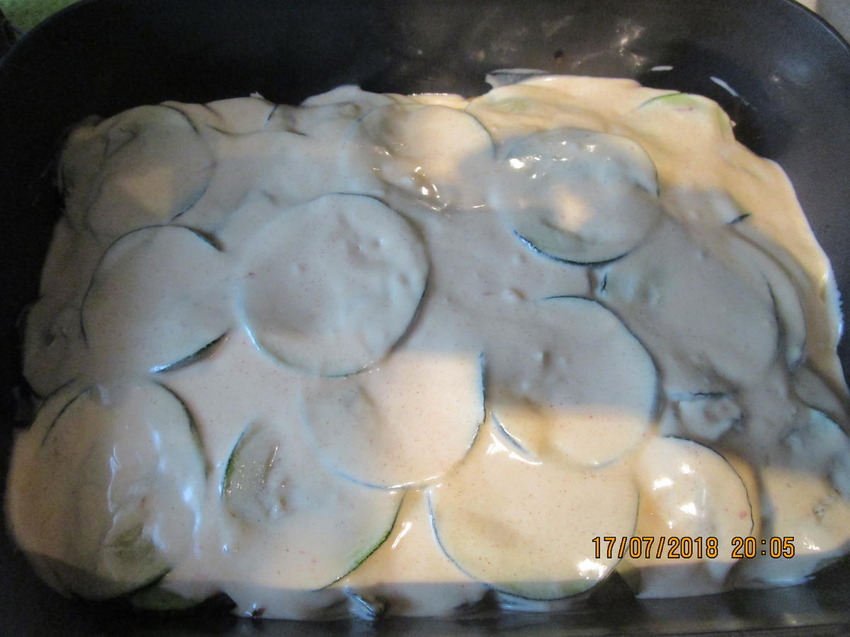 Auflauf: Zucchini mit Hähnchen und Senfsahnesauce - Rezept - Bild Nr. 6112