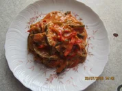 Paprika-Zucchini-Zwiebel-Gemüse m. Knobi - Rezept - Bild Nr. 6096