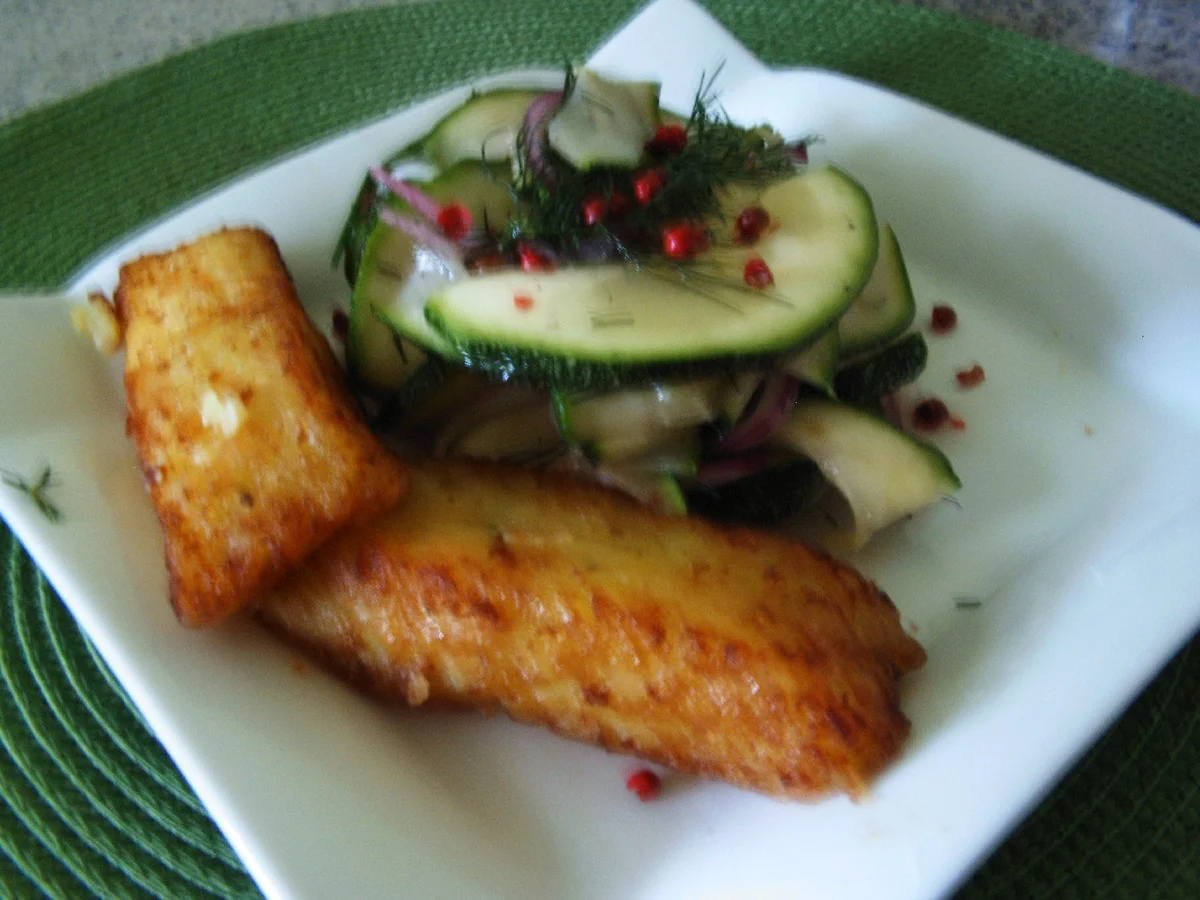 Rezept: Zucchini-Zwiebel-Salat Bild Nr. 6096 Zucchini-Zwiebel-Salat - Rezept - Bild Nr. 6096