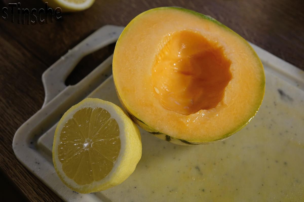 Marinierte Melone an Joghurt-Sahne-Eis - HERRLICH- - Rezept - Bild Nr. 6107