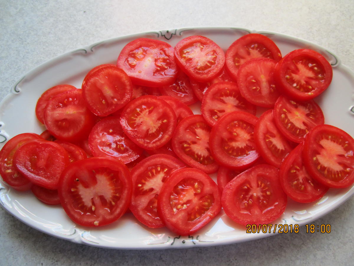 Auflauf: Zucchini-Tomaten-Mozzarella (Feta) - Rezept - Bild Nr. 6098