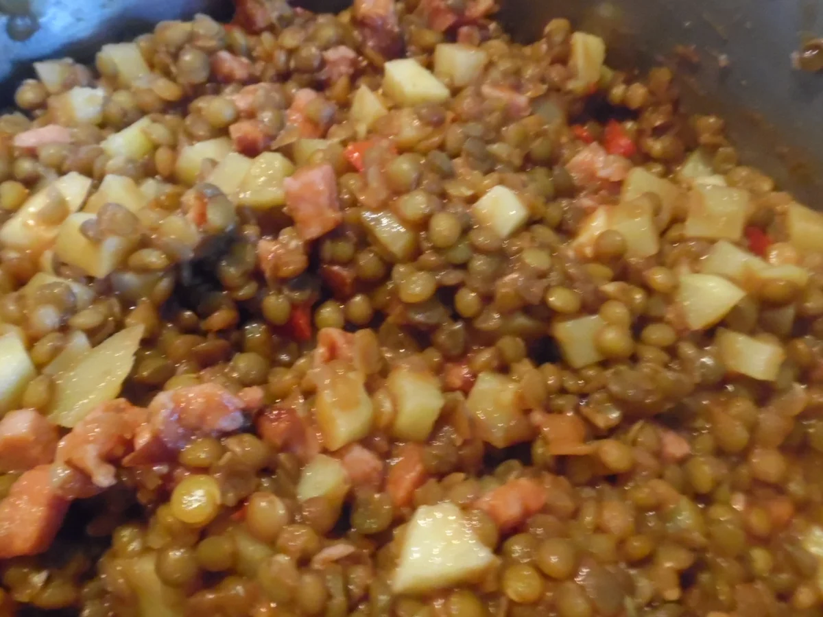 Linsensalat scharf mit Feta - Rezept - Bild Nr. 6097