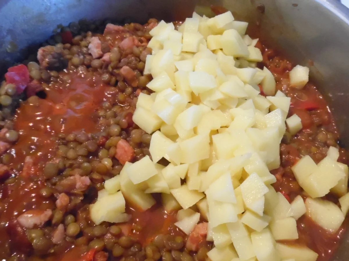 Linsensalat scharf mit Feta - Rezept - Bild Nr. 6099