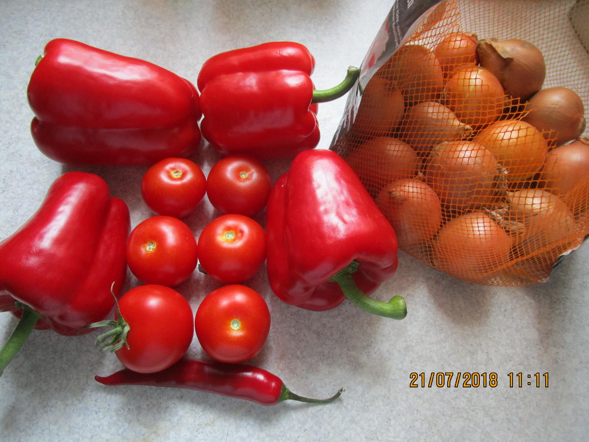 Eingemachtes: Relish aus Zwiebeln und roter Paprika - Rezept - Bild Nr. 6099