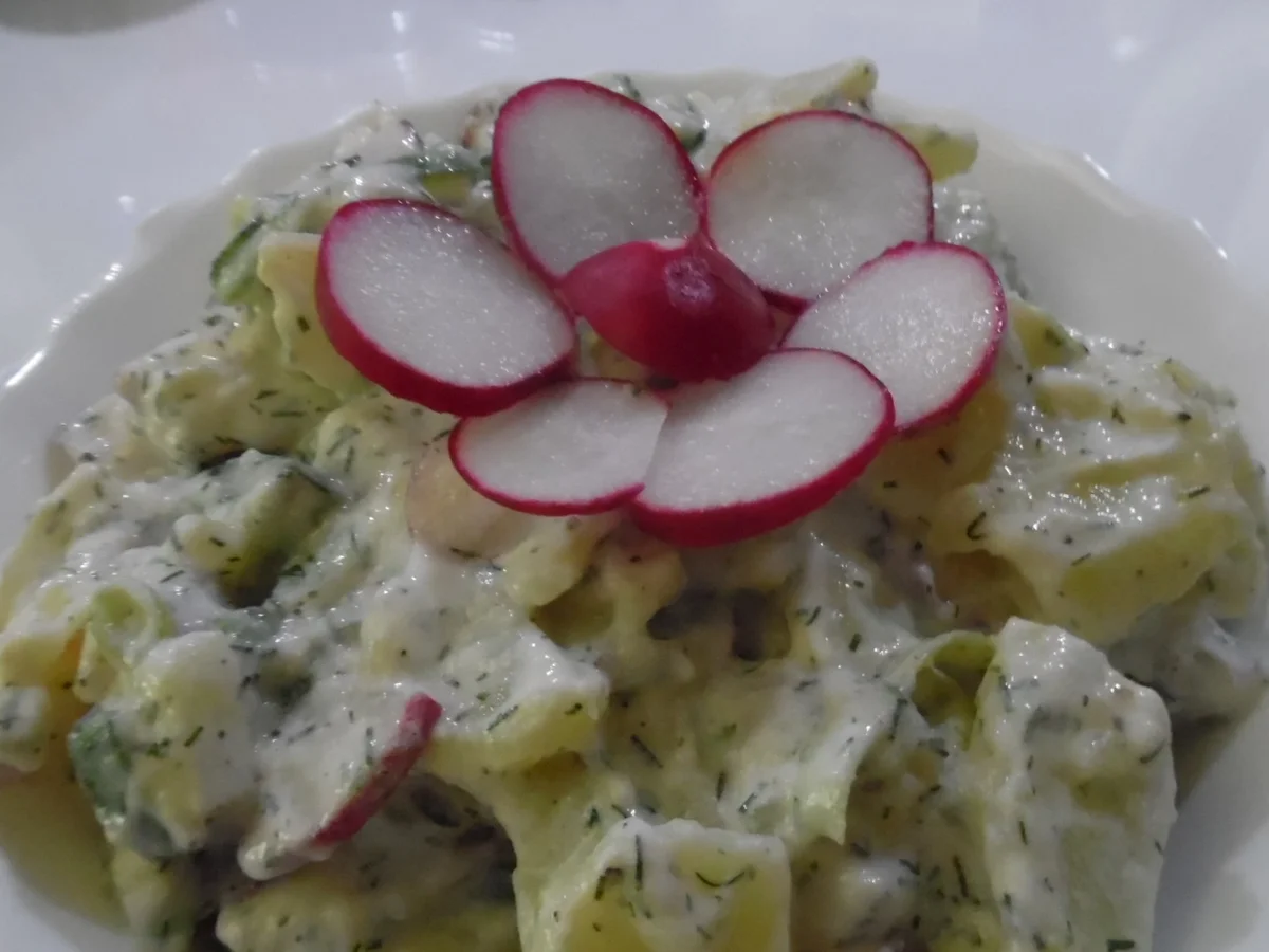 Fisch vom Grill mit Kartoffel-Gurkensalat - Rezept - Bild Nr. 6099