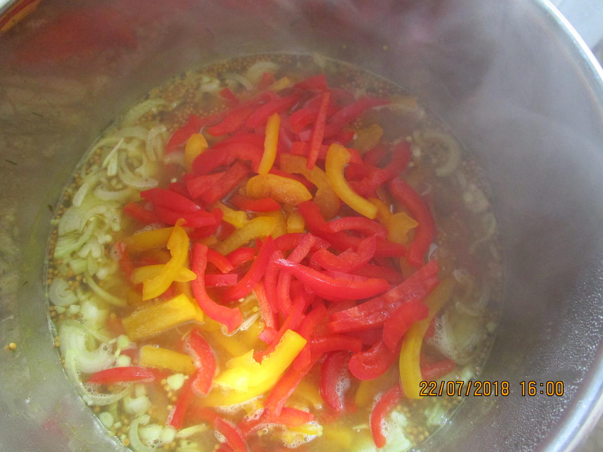 Eingemachtes: süß-sauer eingelegte Zucchini - Rezept - Bild Nr. 6128