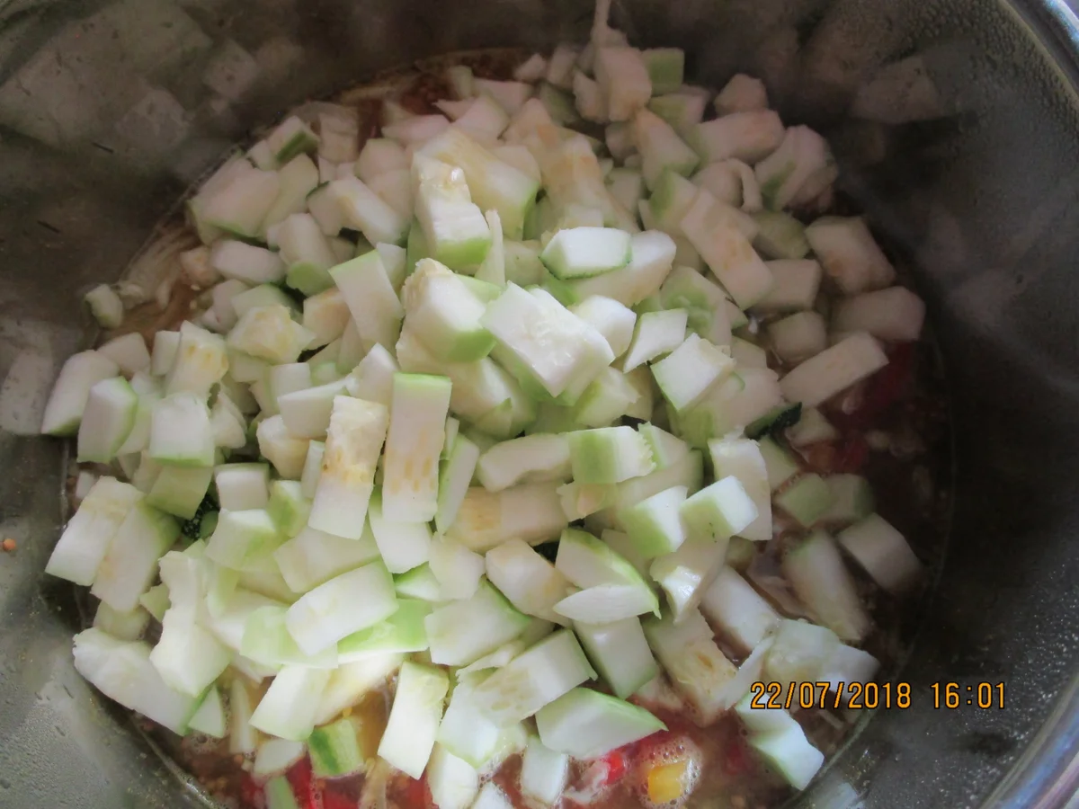 Rezept: Eingemachtes: süß-sauer eingelegte Zucchini Bild Nr. 6129 Eingemachtes: süß-sauer eingelegte Zucchini - Rezept - Bild Nr. 6129