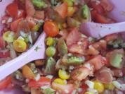 Tomatensalat schnell zubereitet und im Geschmack sehr erfrischend - Rezept - Bild Nr. 6111