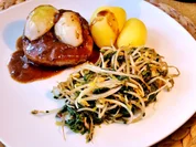 Blattspinat mit frischen Mungbohnensprossen - Rezept - Bild Nr. 6119