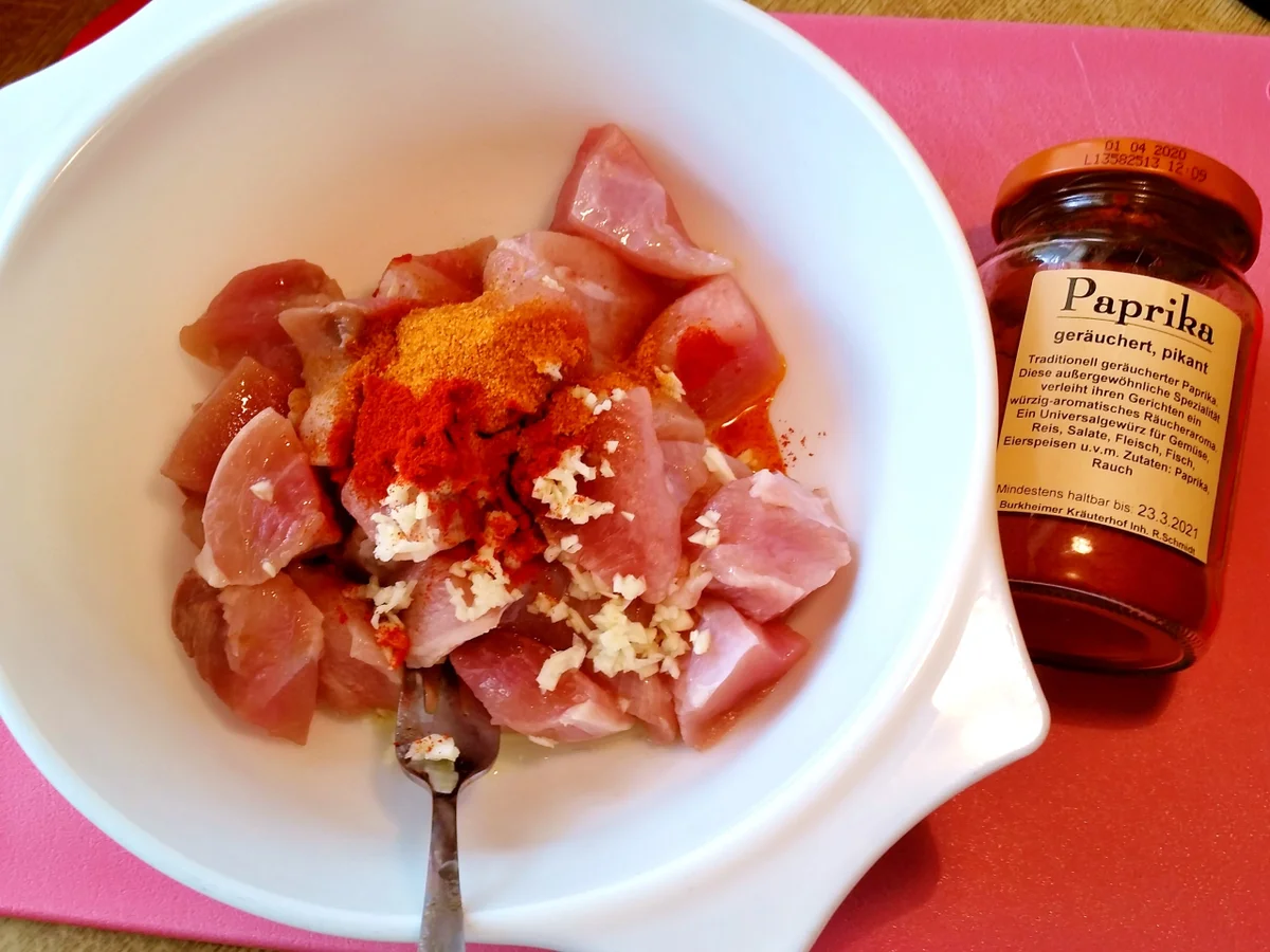 Putenragout mit Penne Rigate - Rezept - Bild Nr. 6120