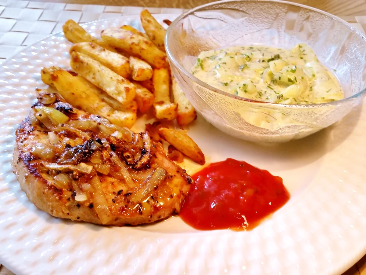 Rezept: Marinierte Schweine-Steaks Bild Nr. 6124 Marinierte Schweine-Steaks - Rezept - Bild Nr. 6124