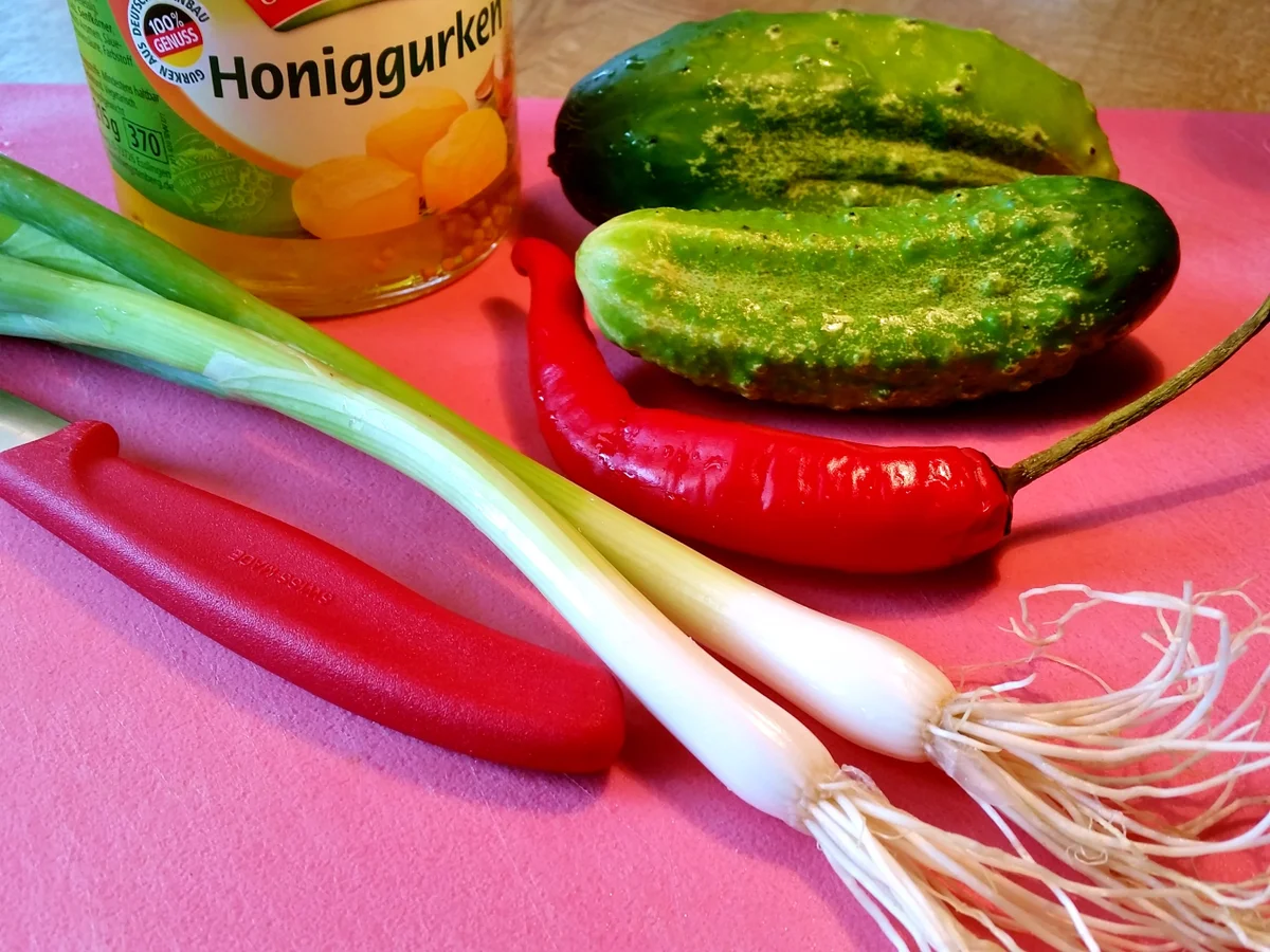 Salat-Variation mit Gurken - Rezept - Bild Nr. 3