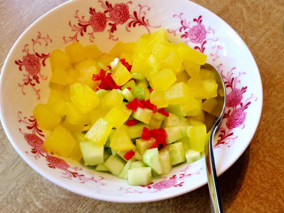 Salat-Variation mit Gurken - Rezept - Bild Nr. 5