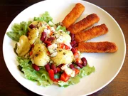 Kartoffel-Bohnen-Paprika-Salat mit Kürbiskernöl - Rezept - Bild Nr. 6147