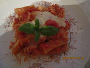 Cremiger Auflauf mit Tomaten/Nudeln und Mozzarellla - Rezept - Bild Nr. 6163