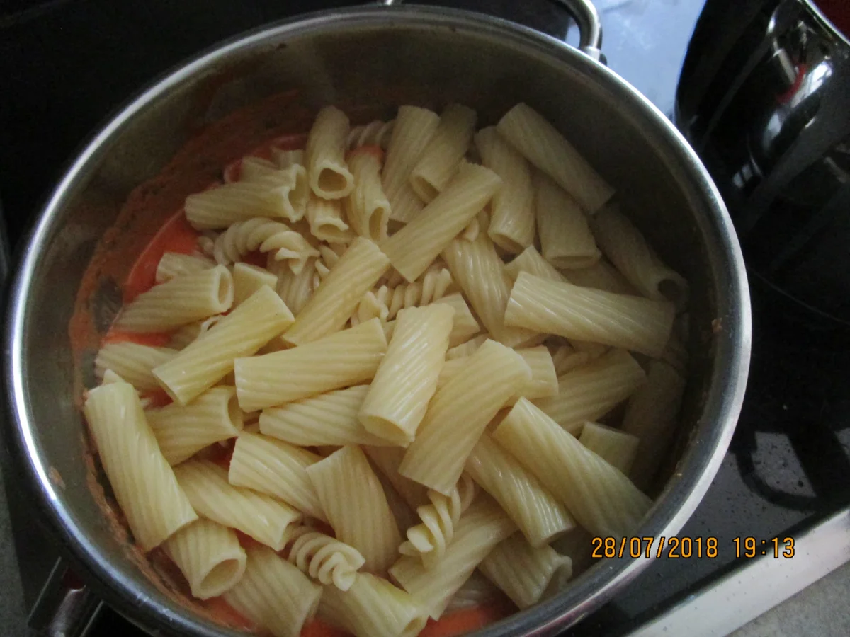 Cremiger Auflauf mit Tomaten/Nudeln und Mozzarellla - Rezept - Bild Nr. 6179