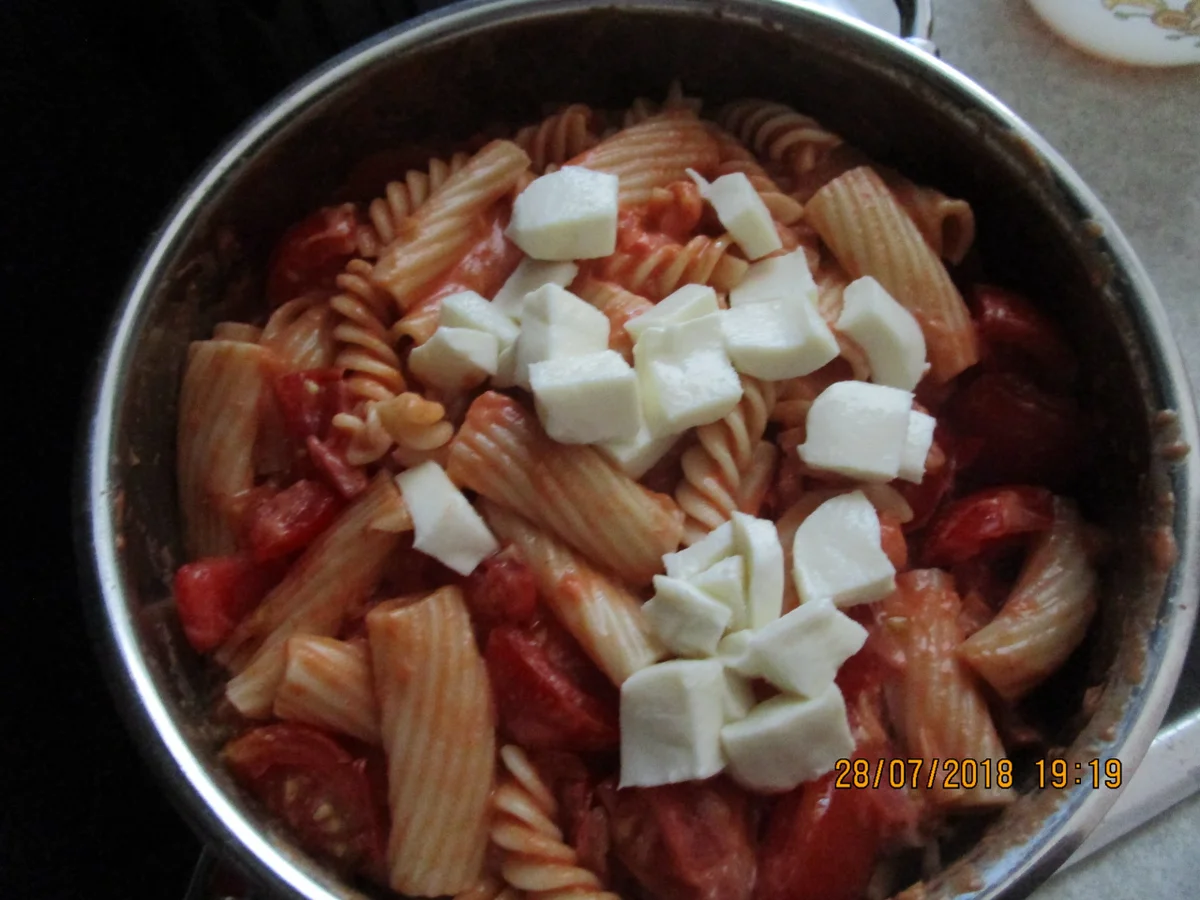 Cremiger Auflauf mit Tomaten/Nudeln und Mozzarellla - Rezept - Bild Nr. 6182