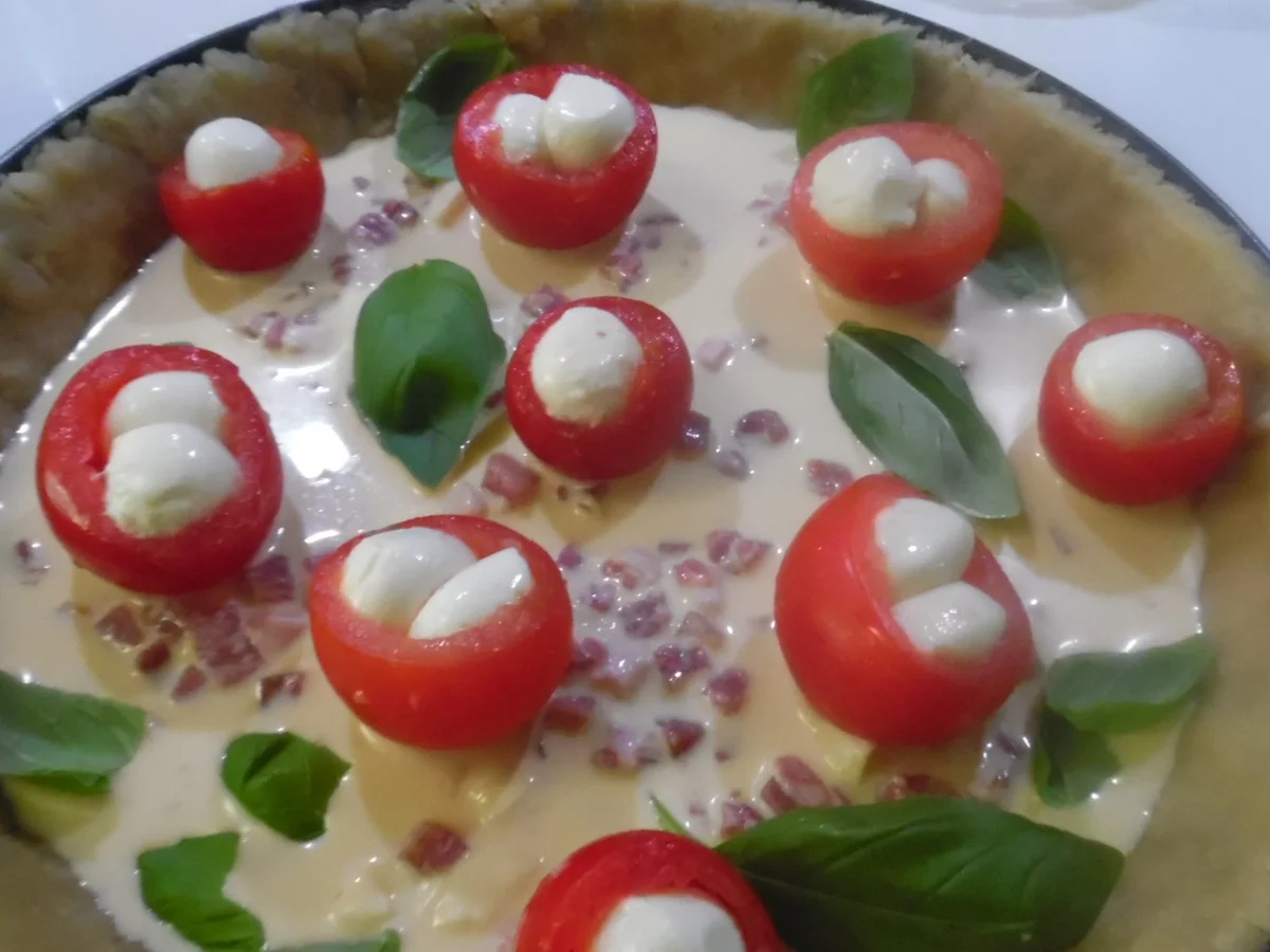 Tarte "Caprese" - Rezept - Bild Nr. 6172