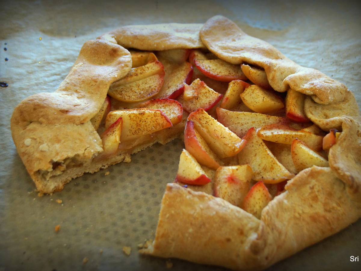 Kuchen: Pfirsich Galette - einfach - von Sri_Devi