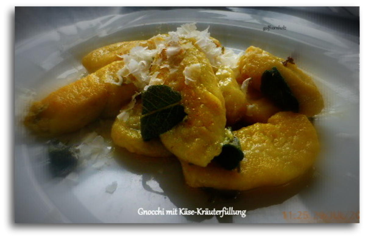 Gnocchi mit Käse - Kräuterfüllung - Rezept - Bild Nr. 6184