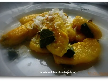 Rezept: Gnocchi mit Käse - Kräuterfüllung Bild Nr. 6184 Gnocchi mit Käse - Kräuterfüllung - Rezept - Bild Nr. 6184