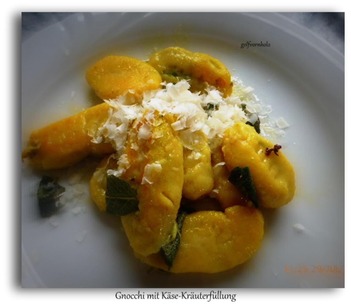 Gnocchi mit Käse - Kräuterfüllung - Rezept - Bild Nr. 6190