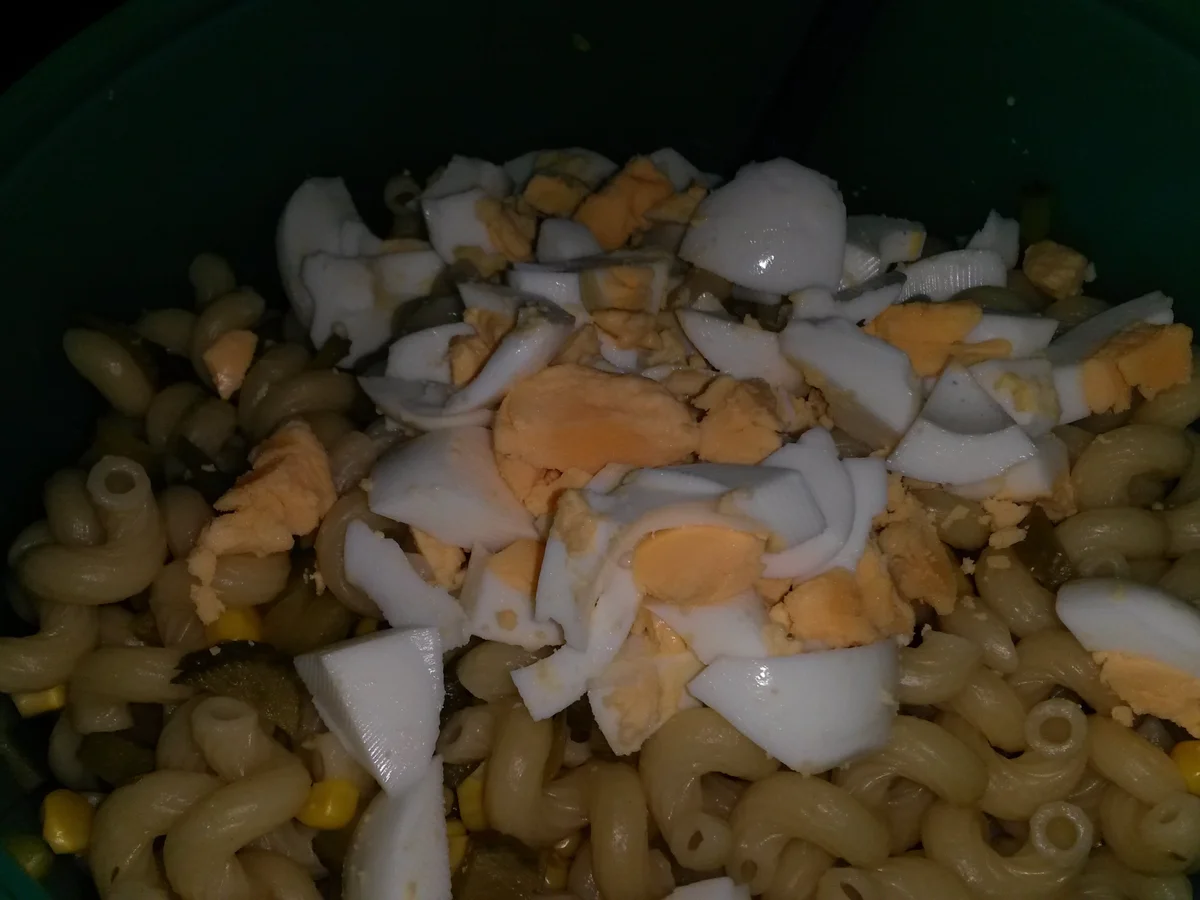 Ganz einfacher Nudelsalat zu Wiener  Würstchen - Rezept - Bild Nr. 6193