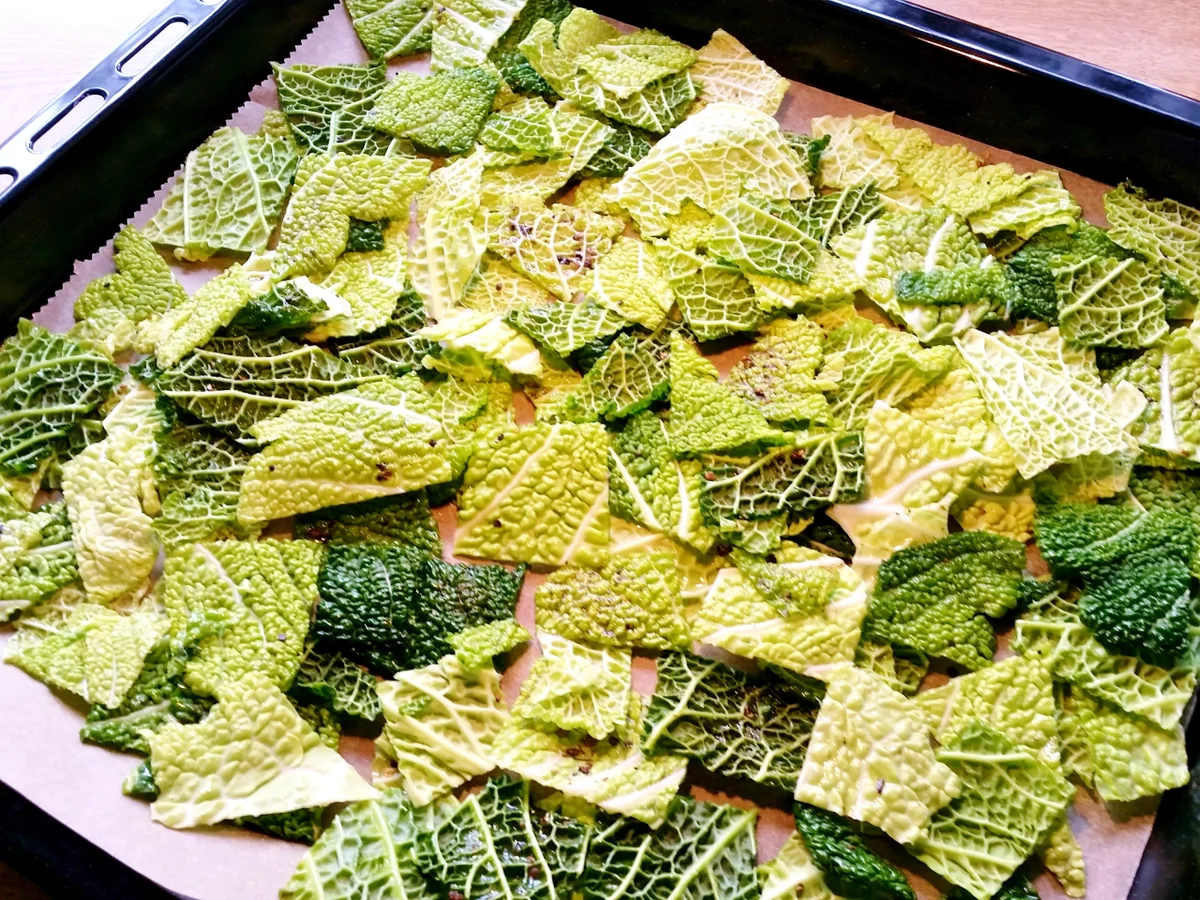 Wirsing-Chips zum Knabbern - Rezept - Bild Nr. 6192