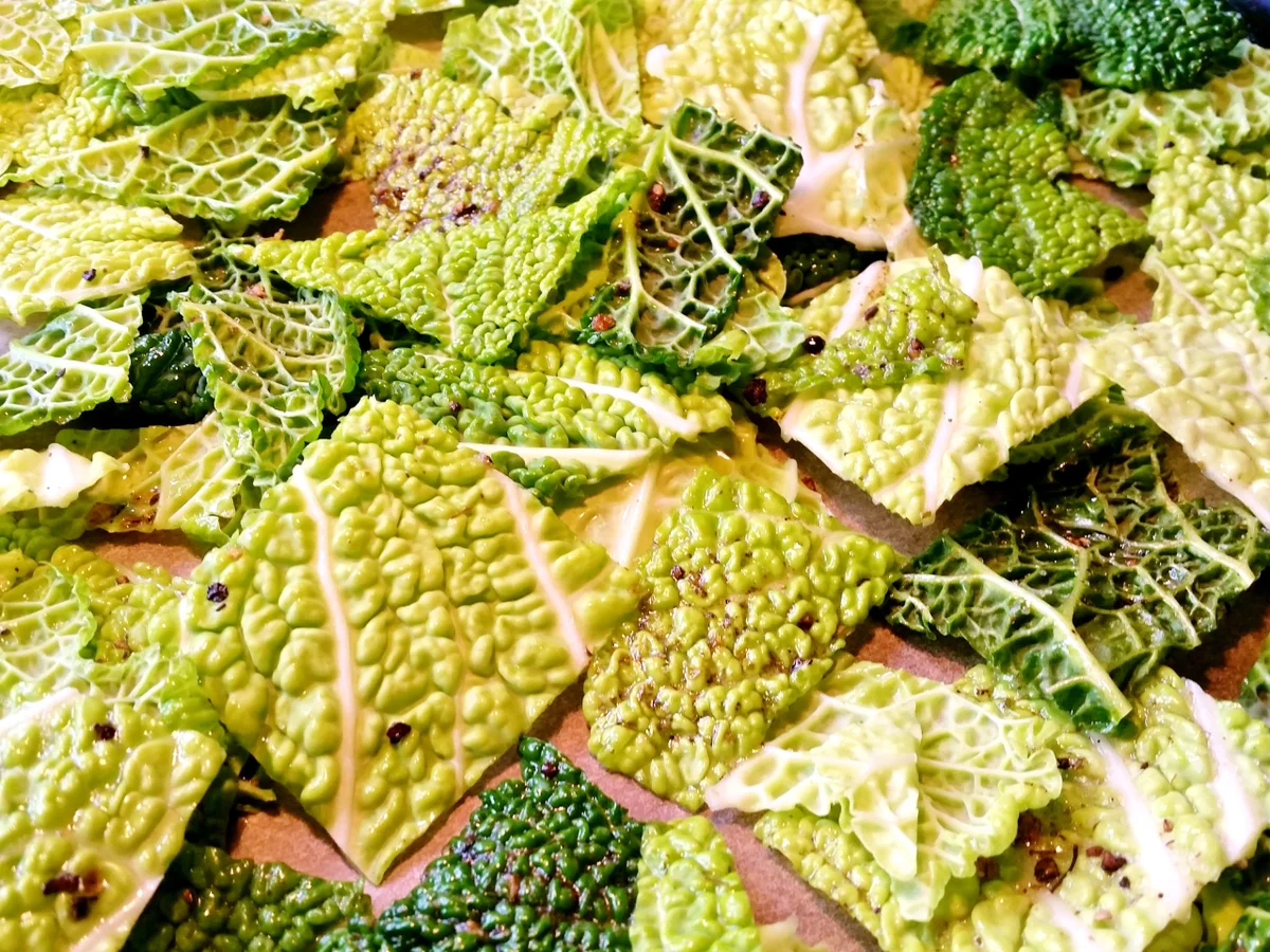 Wirsing-Chips zum Knabbern - Rezept - Bild Nr. 6193