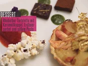 Rhabarbertartelette mit Karamellkuppel - Rezept - Bild Nr. 2