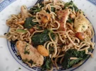 Asia-Nudeln mit Hähnchenbrust und Spinat - Rezept - Bild Nr. 6192