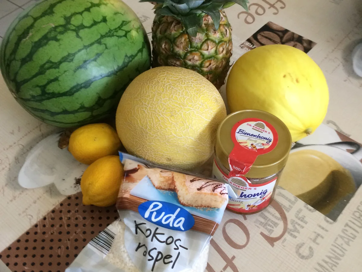 Rezept: 3er Melonen-Salat für heiße Tage Bild Nr. 6197 3er Melonen-Salat für heiße Tage - Rezept - Bild Nr. 6197