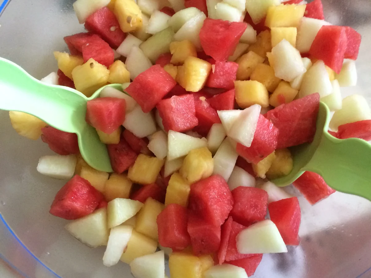 Rezept: 3er Melonen-Salat für heiße Tage Bild Nr. 6199 3er Melonen-Salat für heiße Tage - Rezept - Bild Nr. 6199