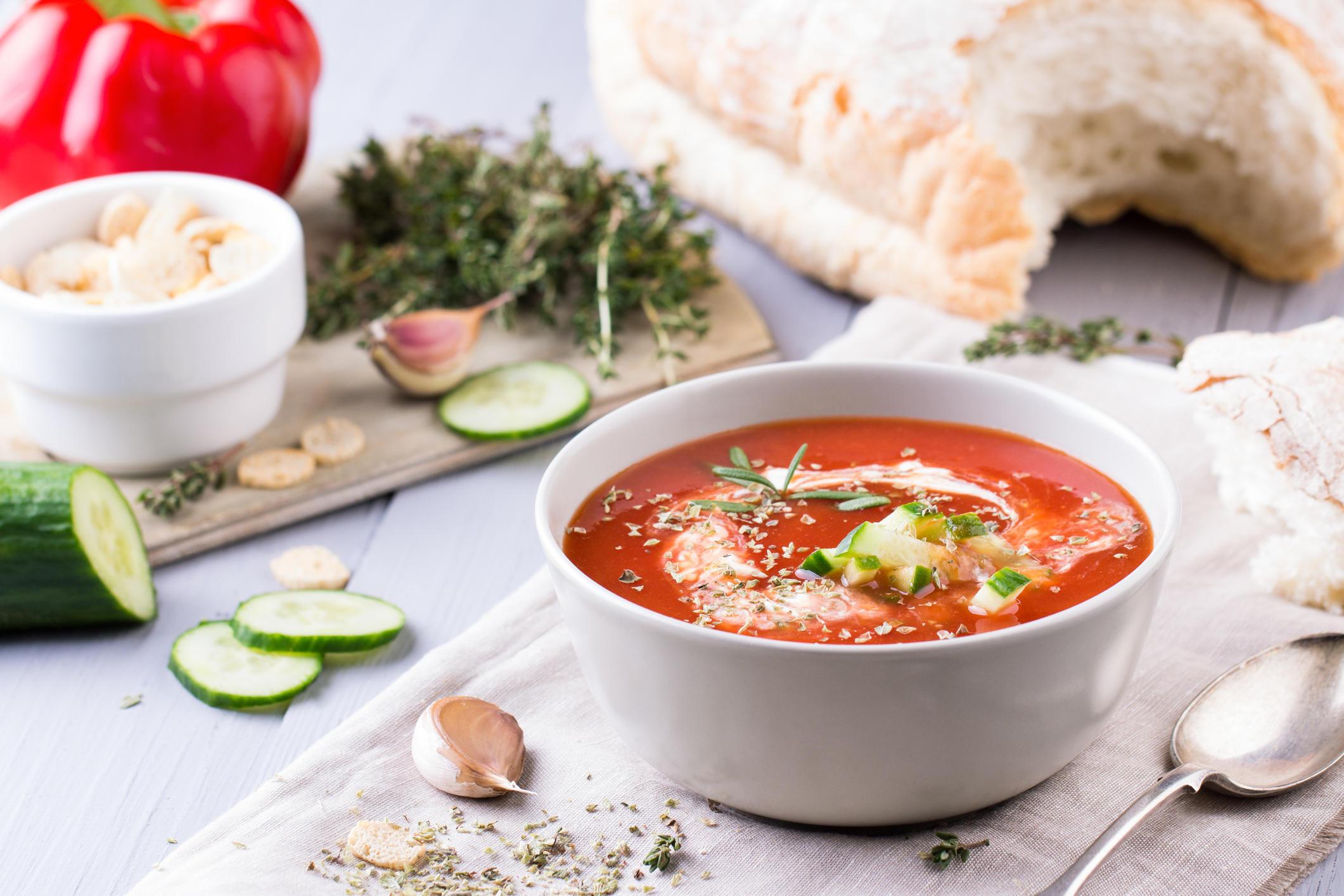 Bilder für Gemüse-Gazpacho - Rezept