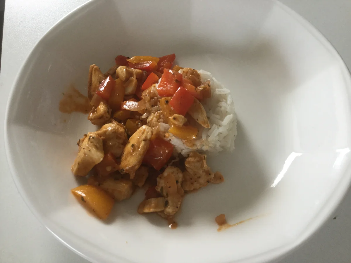 Hähnchen trifft auf Paprika - Rezept - Bild Nr. 6197