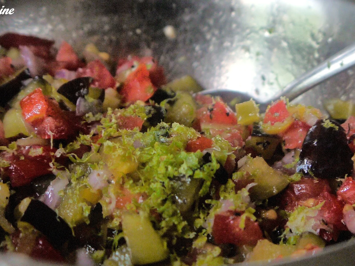 Büffelmozzarella mit Tomaten-Pflaumen-Salsa - Rezept - Bild Nr. 6