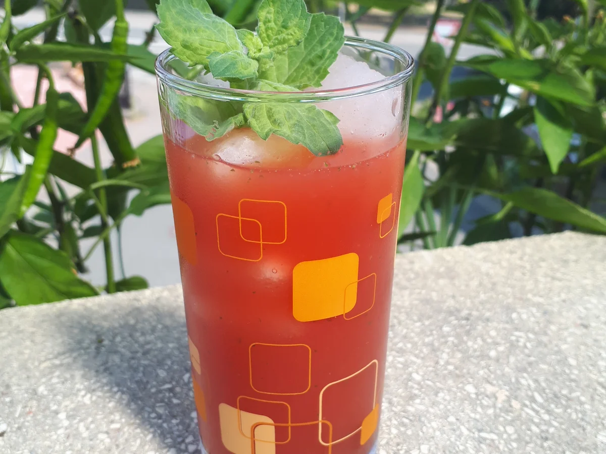 Rezept: Erfrischende Wassermelonen-Limonade mit Minze Bild Nr. 3 Erfrischende Wassermelonen-Limonade mit Minze - Rezept - Bild Nr. 3