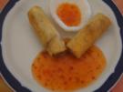 Frühlingsrollen mit Rindermett, Weißkohl, Sprossen und Paprika - Rezept - Bild Nr. 6197