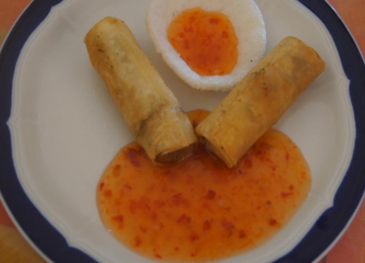 Frühlingsrollen mit Rindermett, Weißkohl, Sprossen und Paprika - Rezept
Gesendet von MausVoh