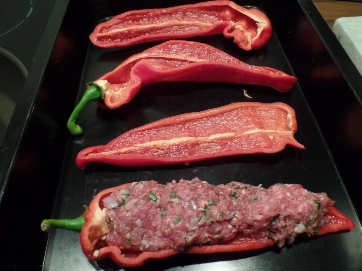 Gefüllte Spitzpaprika - Rezept - Bild Nr. 6211