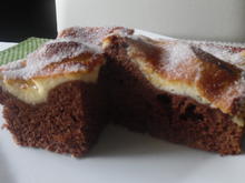 Schokoladenkuchen mit Schmand-Haube und Zuckerkruste - Rezept - Bild Nr. 6214