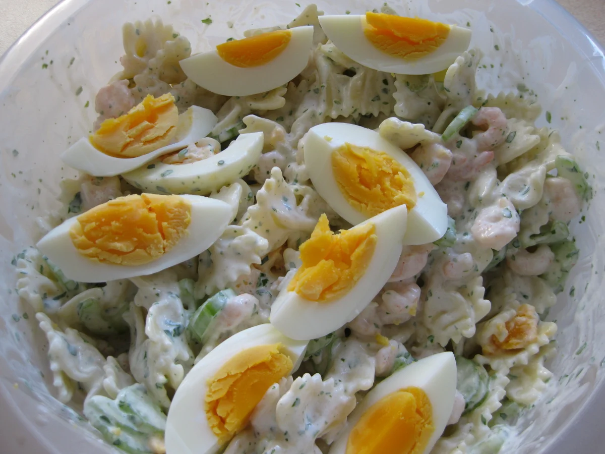 Nudelsalat mit Garnelen - Rezept - Bild Nr. 6209