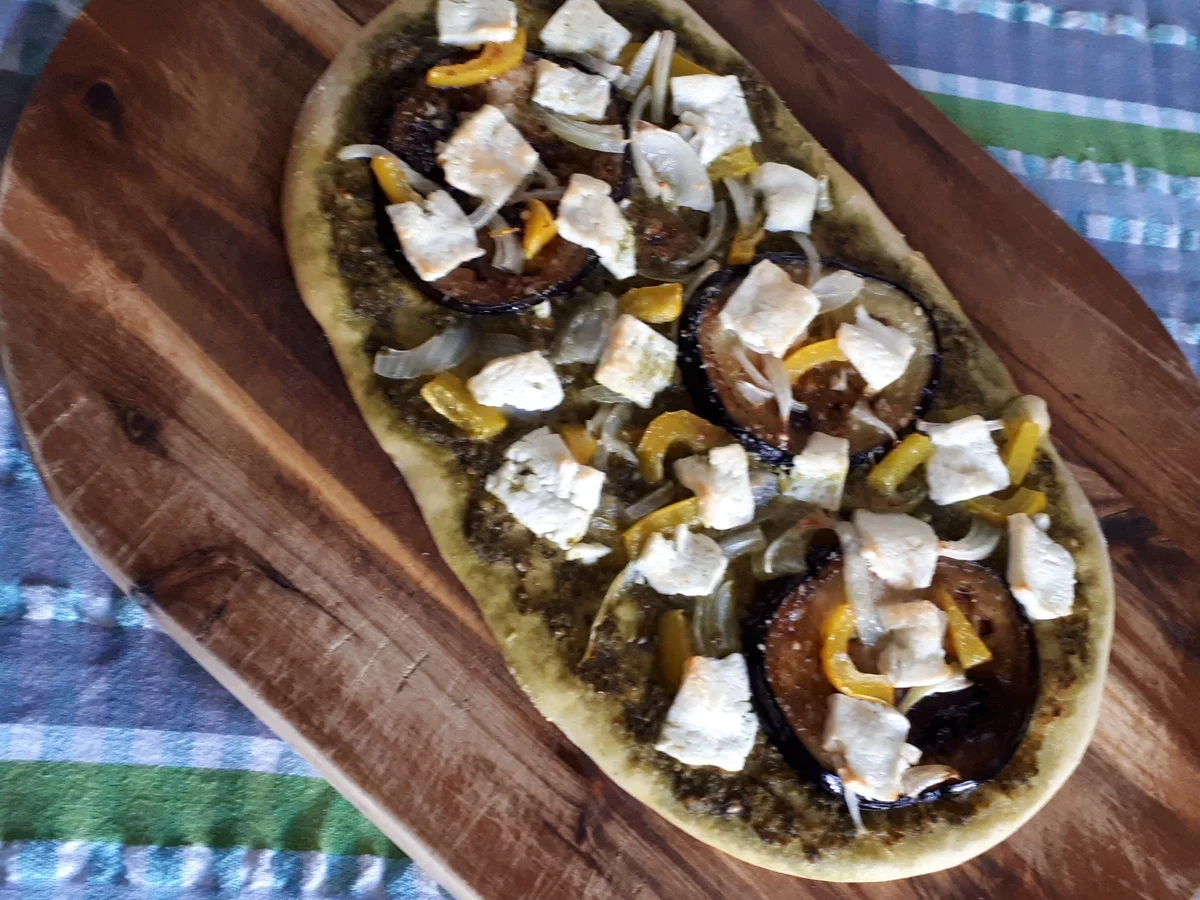 Gemüsefladen mit Pesto - Rezept - Bild Nr. 2