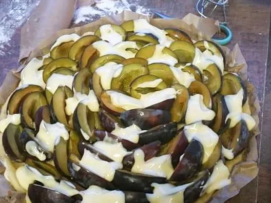 Zwetschgenkuchen mit Vaniliepudding und Zimtstreusel - Rezept - Bild Nr. 6221