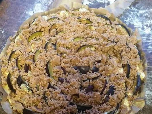 Zwetschgenkuchen mit Vaniliepudding und Zimtstreusel - Rezept - Bild Nr. 6222