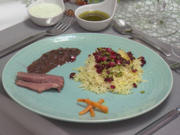 Ente in Granatapfelsoße mit Basmati-Reis - Rezept - Bild Nr. 3